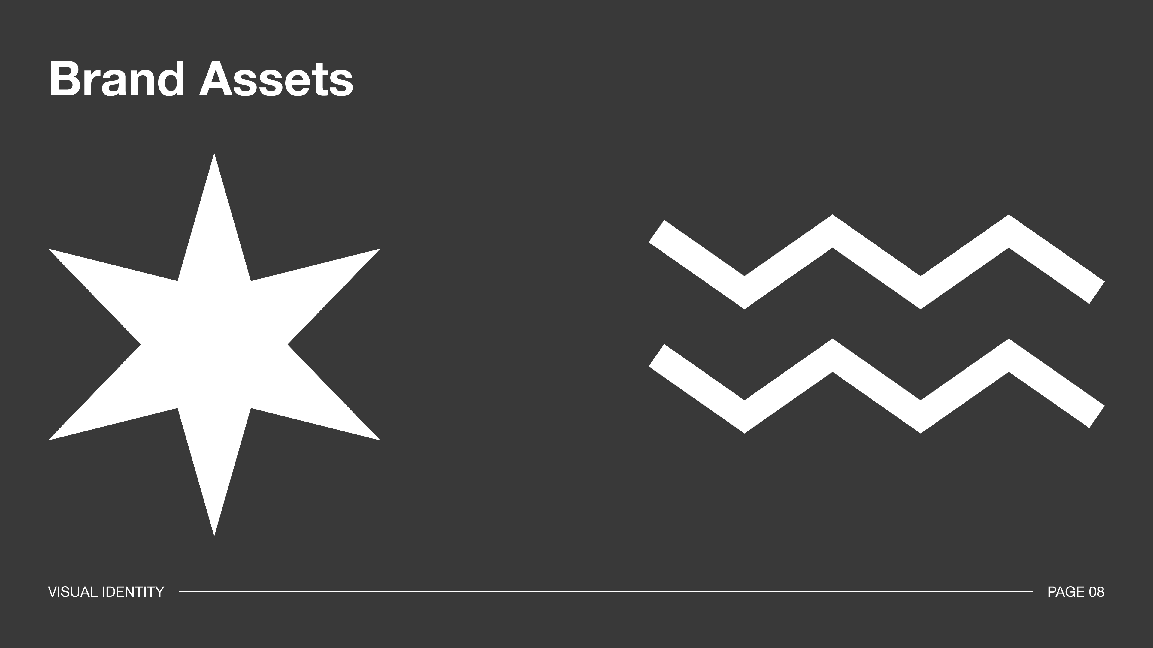 Brand assets slide of Aero Sparkling Water brand guidelines